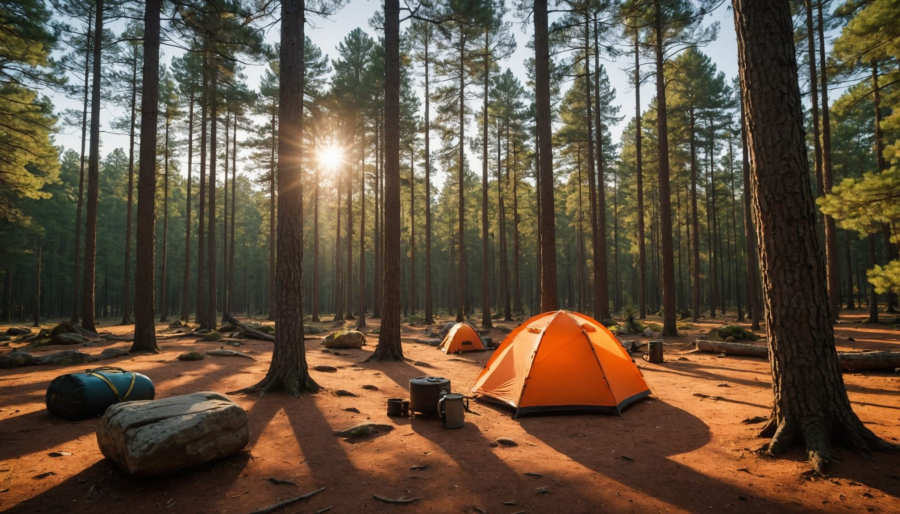Wie kombiniert man klettern und camping in fontainebleau?